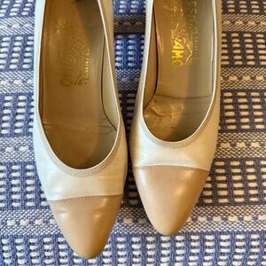 Vintage Ferragamo Kitten Heel